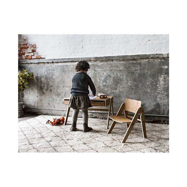 Detský písací stôl z bambusu Moso so sivými detailmi We Do Wood Geo 's-image-2