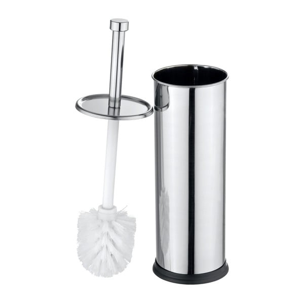 Toaletná kefa v striebornej farbe Wenko Exclusive-image-1