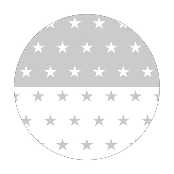 Biela postieľka na kolieskach s baldachýnom 60x120 cm Little stars – Roba-image-4