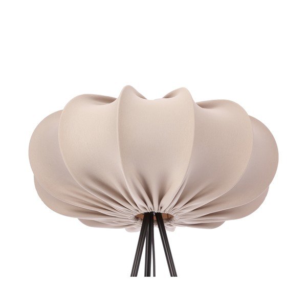 Béžová stojacia lampa s textilným tienidlom (výška 147 cm) Cafee – Candellux Lighting-image-4