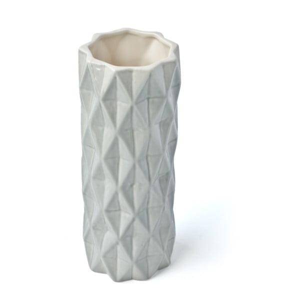 Sivo-biela váza Hawke&Thorn, výška 19 cm