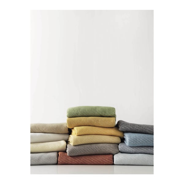 Terakotovohnedý pléd s podielom bavlny Euromant Ruby, 140 x 180 cm-image-1