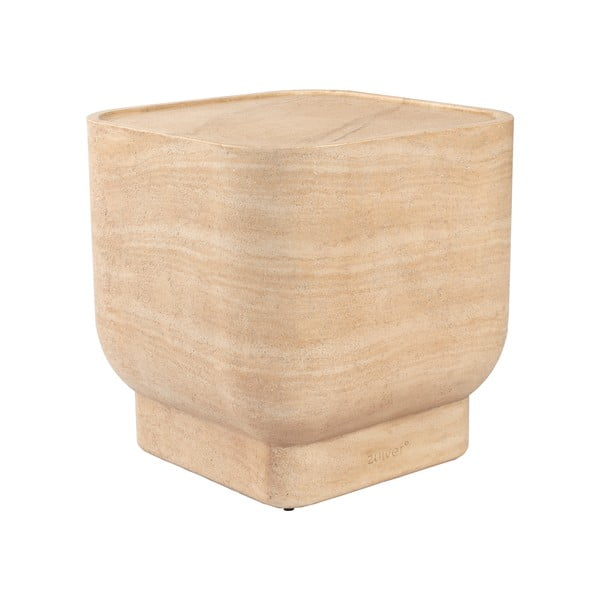 Odkladací stolík v dekore kameňa ø 45 cm Noble – Zuiver