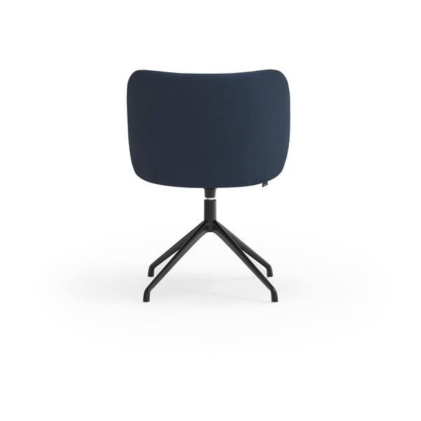 Tmavomodré čalúnené jedálenské kreslo Mogi – Teulat-image-3
