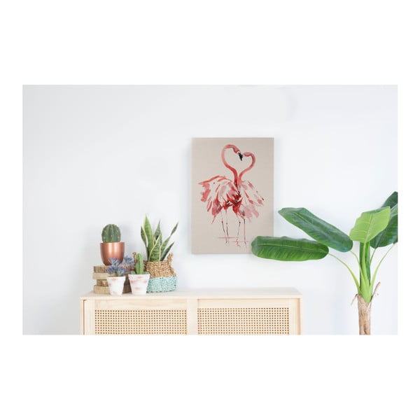 Obraz na plátne Surdic Flamingo, 40 x 60 cm-image-1