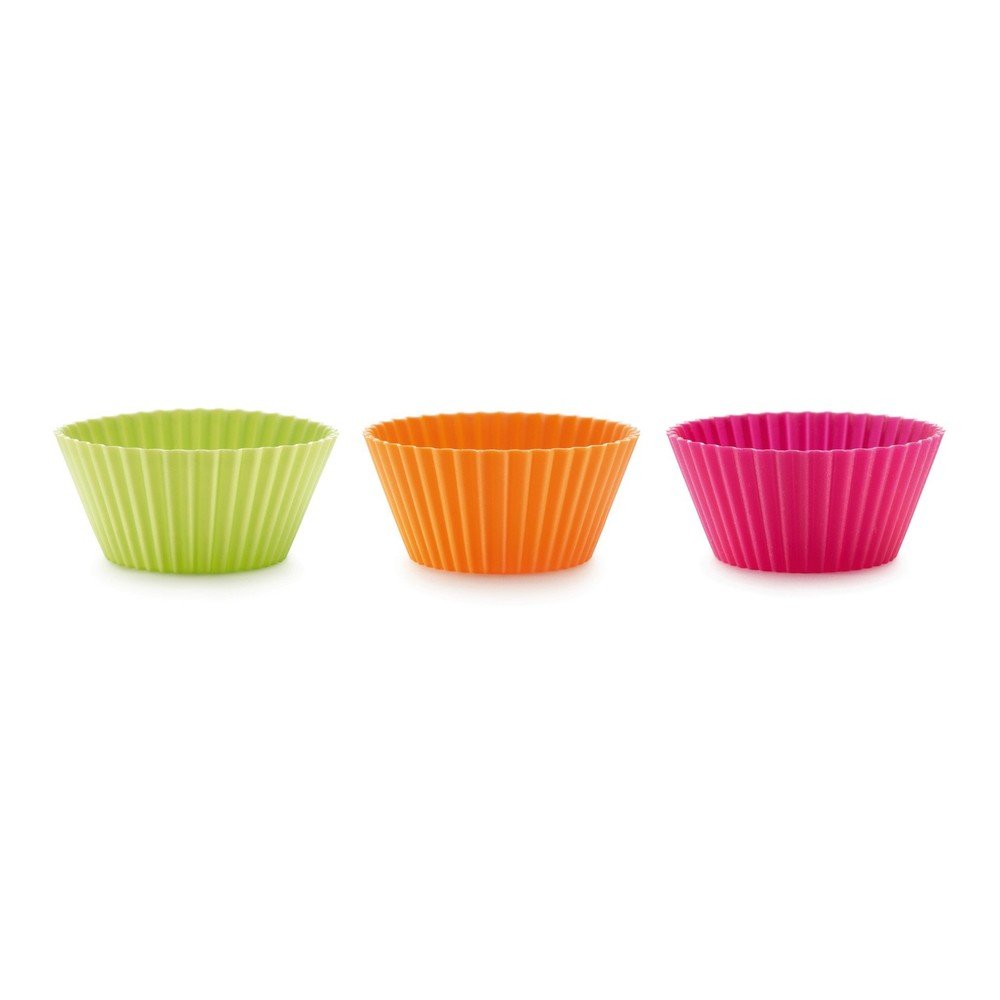 Silikónové formy na muffiny v súprave 12 ks ø 7 cm – Lékué