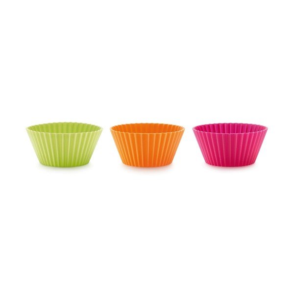 Silikónové formy na muffiny v súprave 12 ks ø 7 cm – Lékué