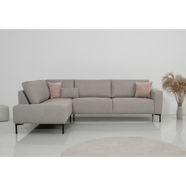 Béžová rohová pohovka (ľavý roh) Loosdrecht – Scandic-image-1