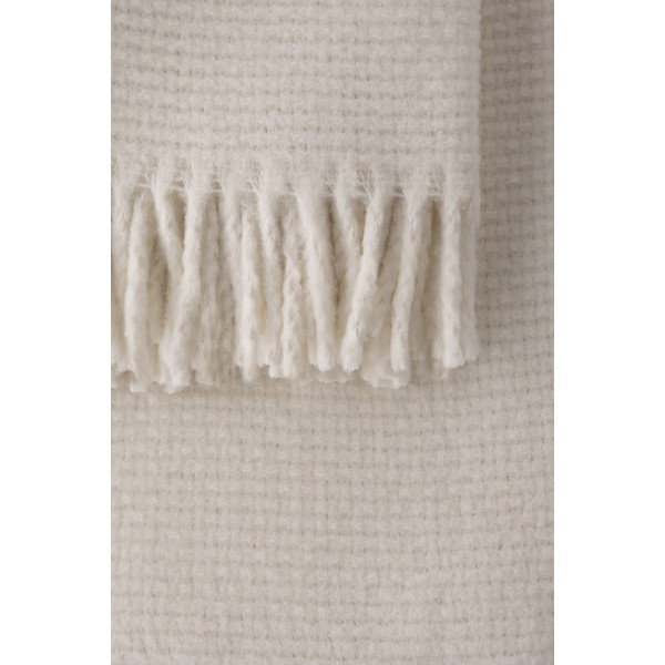 Krémovobiely pléd s podielom bavlny Euromant Zen, 140 x 180 cm-image-1
