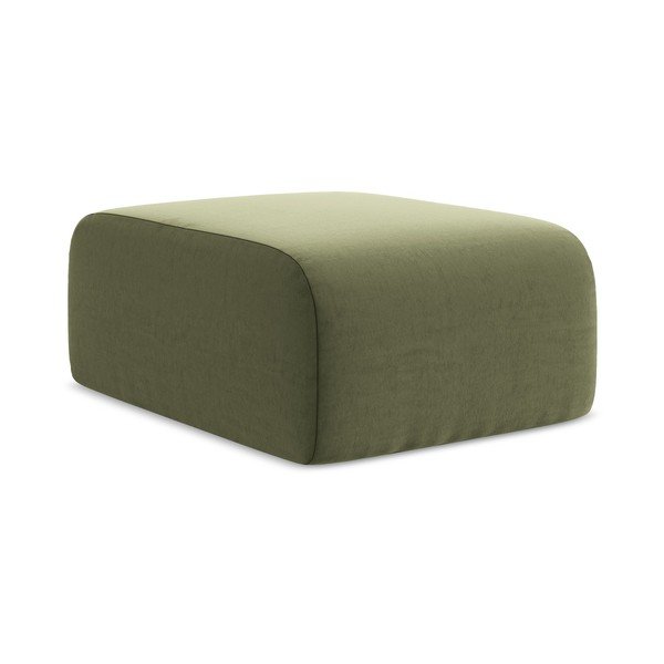 Zelená zamatová podnožka Lani – Makamii