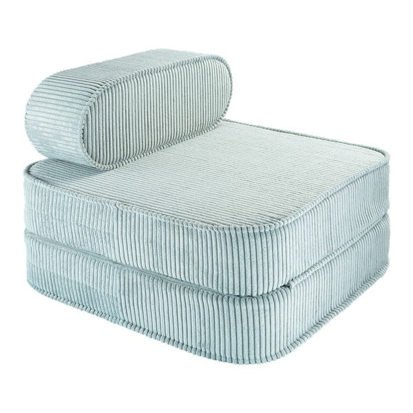 Menčestrové detské kresielko v mentolovej farbe Flip – Wigiwama