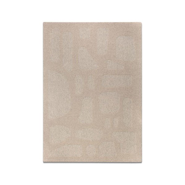 Taupe vlnený koberec 200x300 cm Archipelagio – Micadoni 