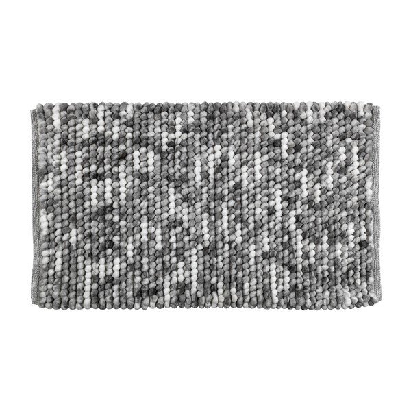 Sivá kúpeľňová predložka Wenko Smooth Grey, 90 × 60 cm-image-1
