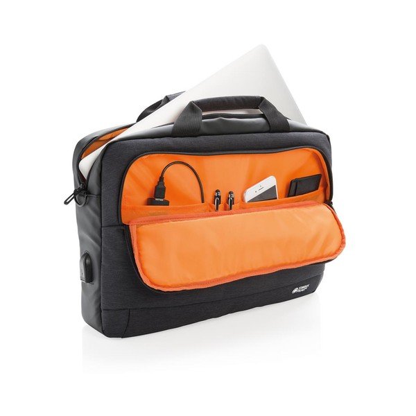 Čierna taška na notebook 15'' Swiss Peak, 8 l-image-1