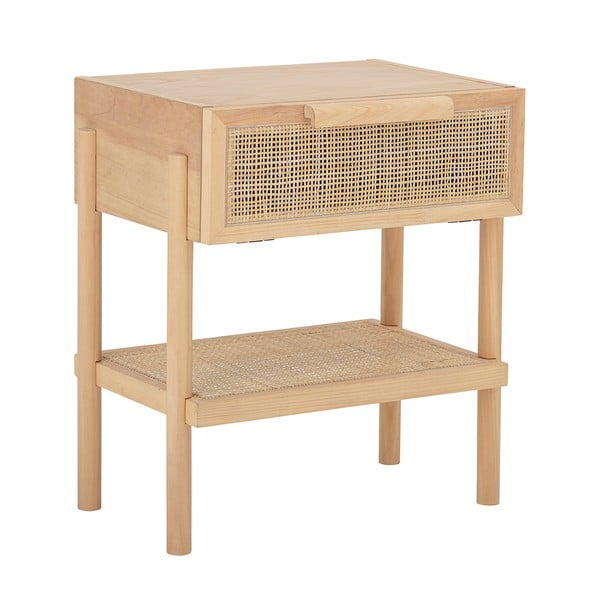 Nočný stolík v dekore borovice v prírodnej farbe Manon – Bloomingville-image-3