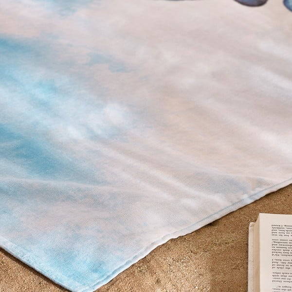 Modrá bavlnená plážová osuška 76x160 cm Octopus – Catherine Lansfield-image-2