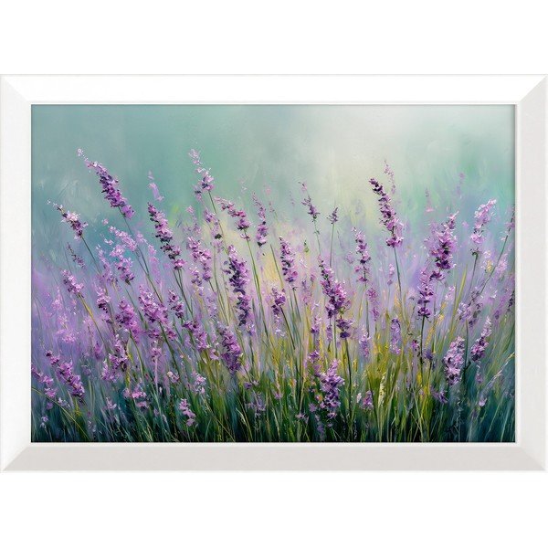 Tlačený obraz s rámom 75x56 cm Lavender – Styler