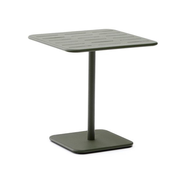 Oceľový záhradný jedálenský stôl 70x70 cm Brai – Kave Home