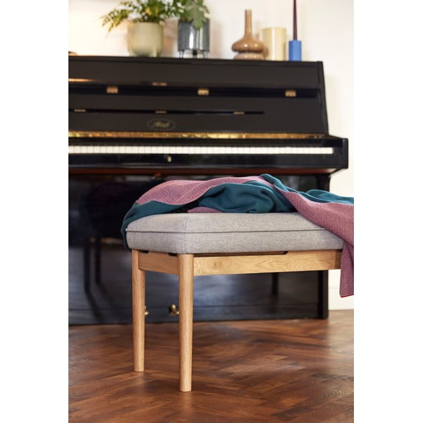 Fialovo-zelený bavlnený pléd Hübsch Cozy, 130 x 200 cm-image-1