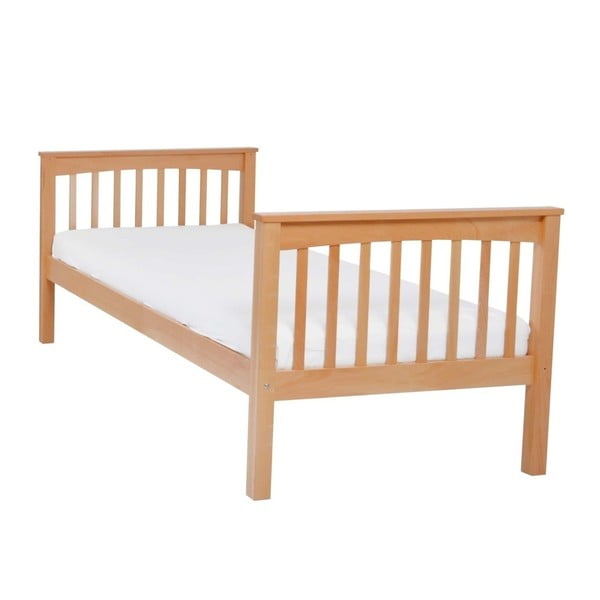 Detská jednolôžková posteľ z masívneho bukového dreva Mobi furniture Lea, 200 × 90 cm