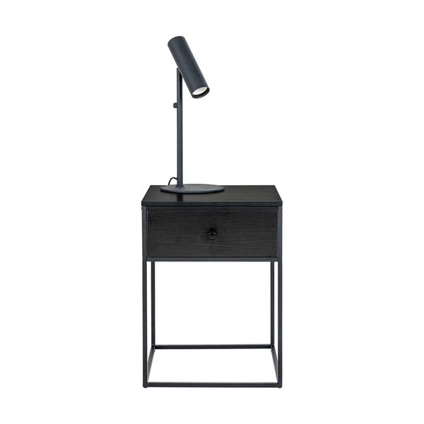 Čierny nočný stolík Vita – House Nordic-image-4