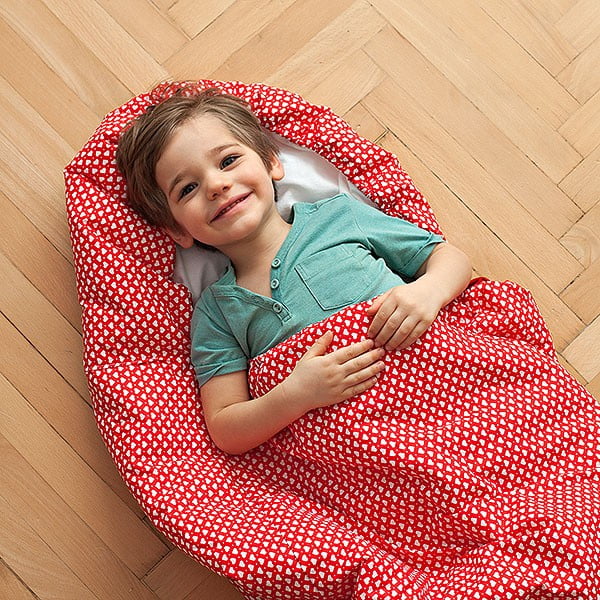 Detský spací vak Bartex Srdiečka, 70 × 165 cm