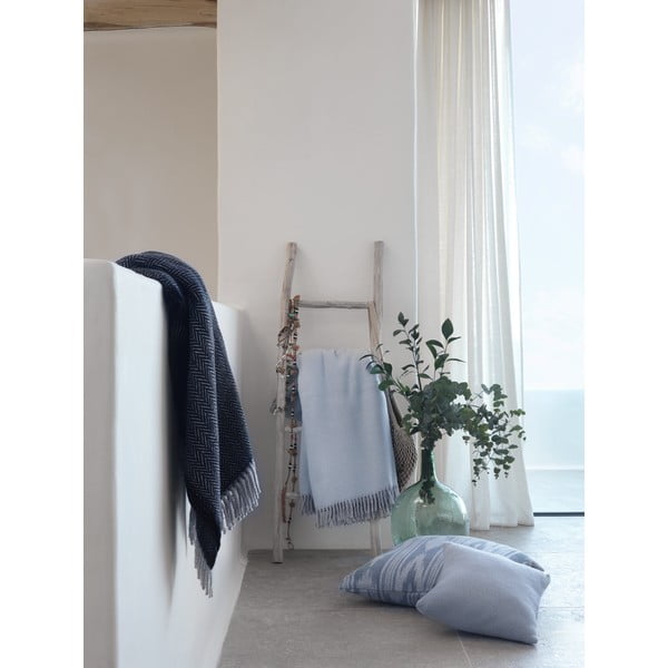 Vínovočervený pléd s podielom bavlny Euromant Skyline II, 140 x 180 cm-image-2