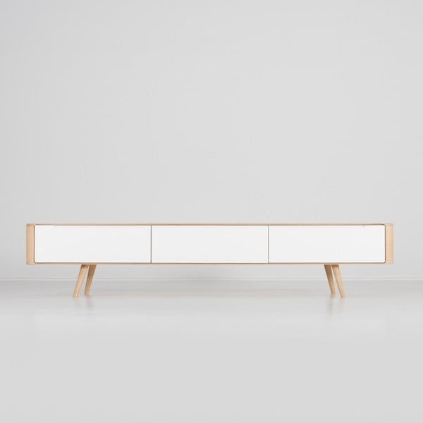 Televízny stolík z dubového dreva Gazzda Ena, 225 × 42 × 45 cm-image-3