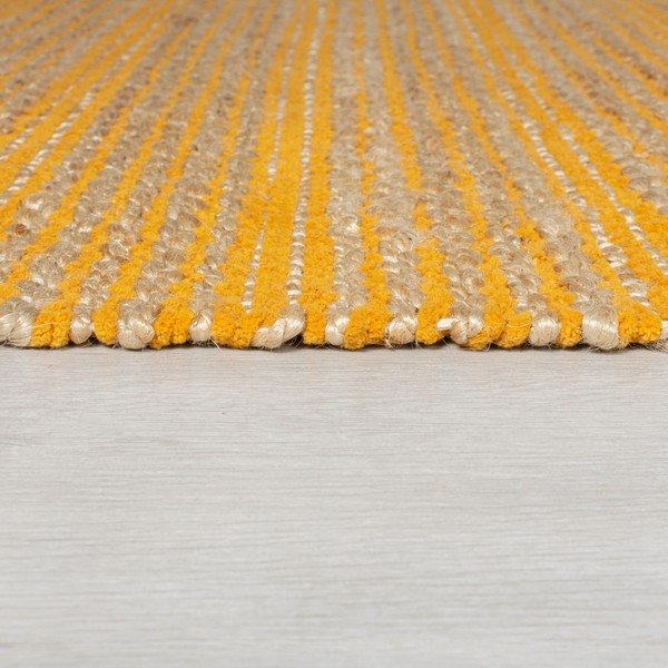 Žltý jutový koberec Flair Rugs Equinox, 160 x 230 cm-image-3