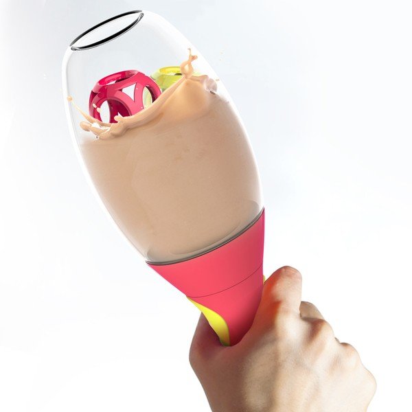 Žltý šejker Samba Red, 600 ml-image-1