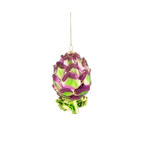 Sklenená vianočná ozdoba 7 cm Artichoke – Sass & Belle