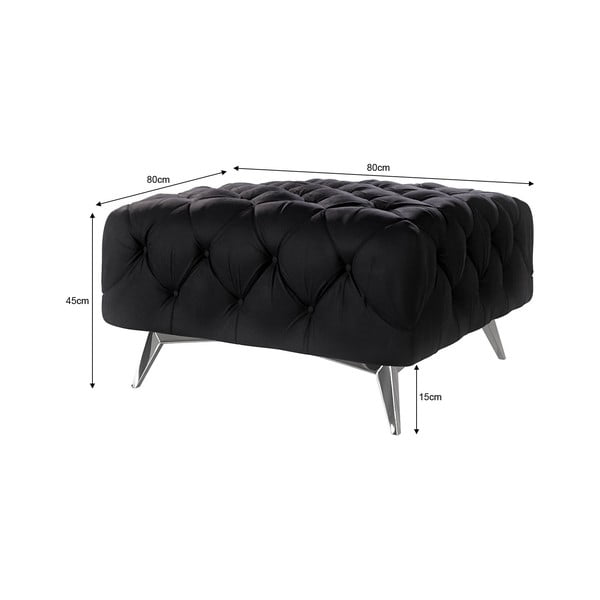 Čierna zamatová podnožka Chelsea – Ropez-image-3