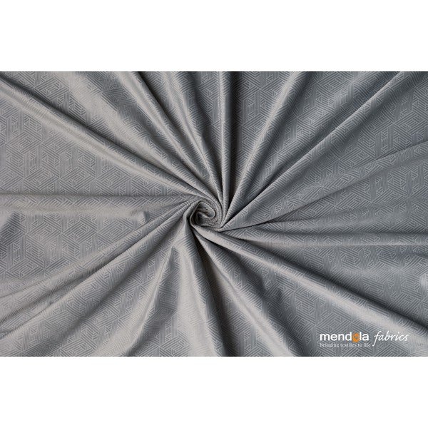 Sivý zamatový záves 140x260 cm Roma – Mendola Fabrics-image-1