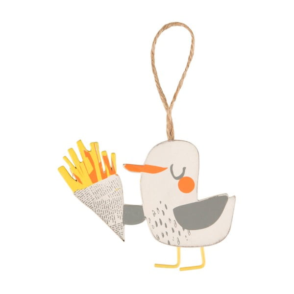 Závesná dekorácia Sass & Belle Naughty Gull With Chips