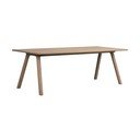 Rozkladací jedálenský stôl z dubového dreva 95x220 cm Clapperton – Rowico