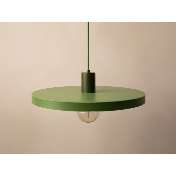 Zelené kovové závesné svietidlo ø 40 cm Ori – Micadoni -image-3