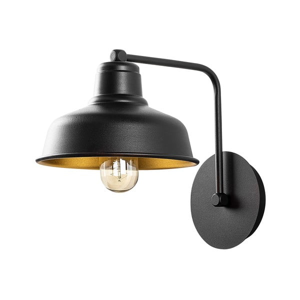 Čierne nástenné svietidlo Berceste – Opviq lights