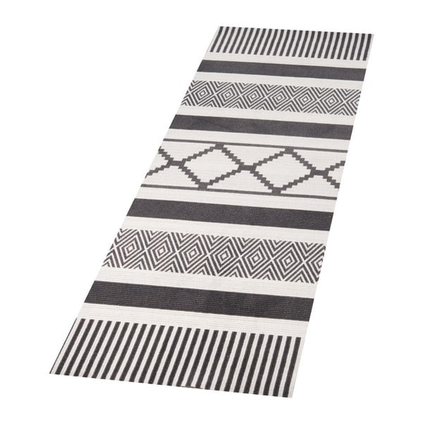 Čierno-sivý behúň Zala Living Cook & Clean Urban, 45 x 140 cm-image-3