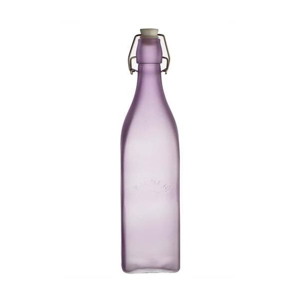 Mliečnofialová fľaša s klipom Kilner, 1,0 l
