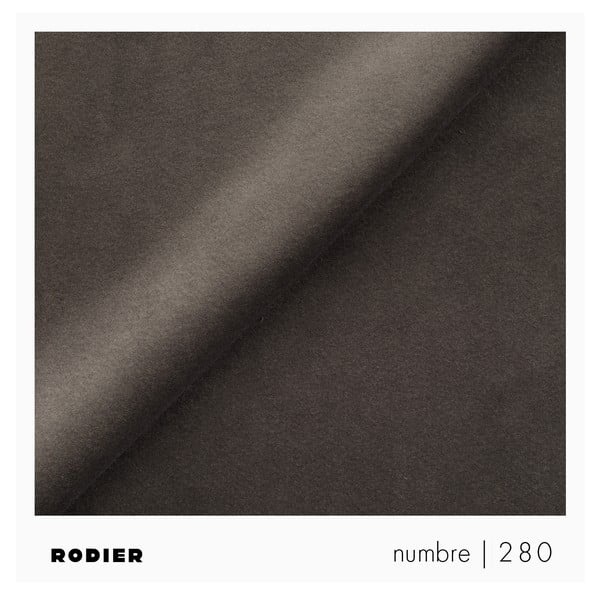 Taupe zamatová rozkladacia/s úložným priestorom rohová pohovka (ľavý roh/do L) Rene – Rodier-image-4