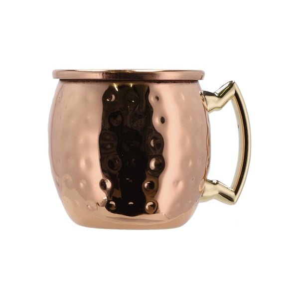Oceľové hrnčeky v súprave 4 ks v medenej farbe 80 ml Moscow Mule – Lyngby Glas
