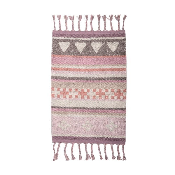 Ružový detský bavlnený koberec Bloomingville Sweet, 60 x 90 cm