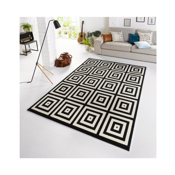 Čierno-sivý koberec Zala Living Duola, 160 × 230 cm-image-1