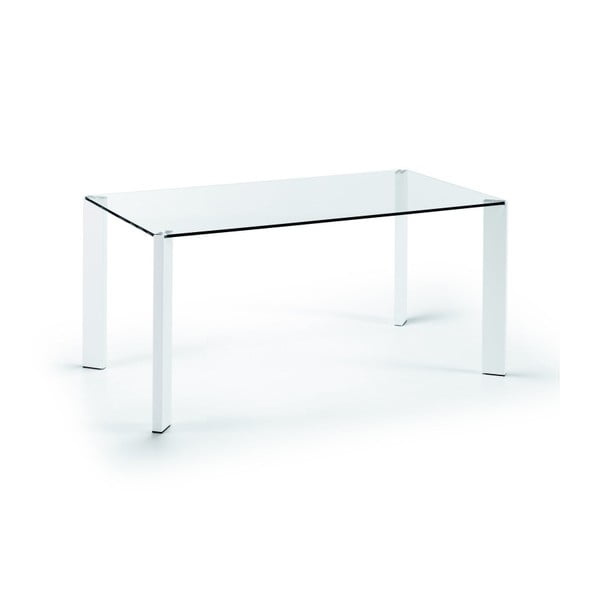 Jedálenský stôl Corner, 160x90cm, bielenohy