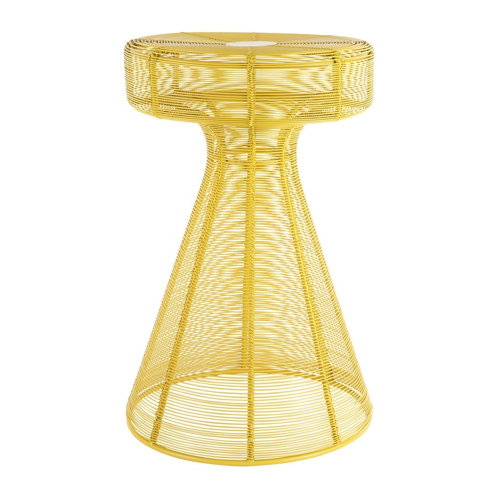 E-shop Kovový okrúhly odkladací stolík ø 30,5 cm Cuerda Corcho – Leitmotiv