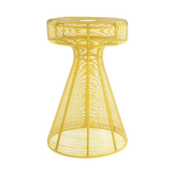 Kovový okrúhly odkladací stolík ø 30,5 cm Cuerda Corcho – Leitmotiv