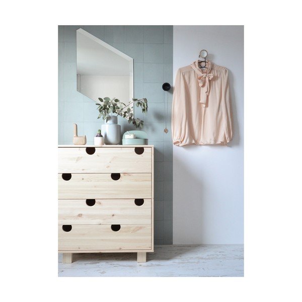 Komoda so štyrmi zásuvkami Karup Design House Natural/White-image-4