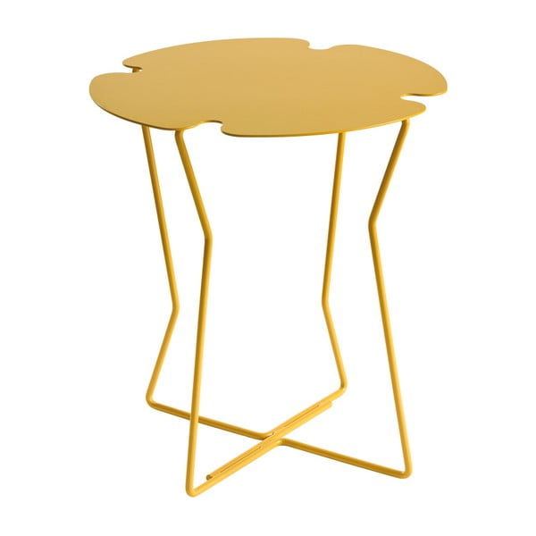 Žltý odkladací stolík MEME Design Corolla