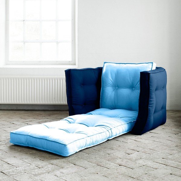 Rozkladacie kresielko Karup Dice Celeste/Royal-image-1