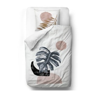 Obliečky z bavlneného saténu Butter Kings Glossy Monstera, 200 x 200 cm